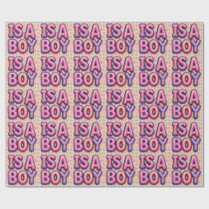 Is a boy baby wrapping paper