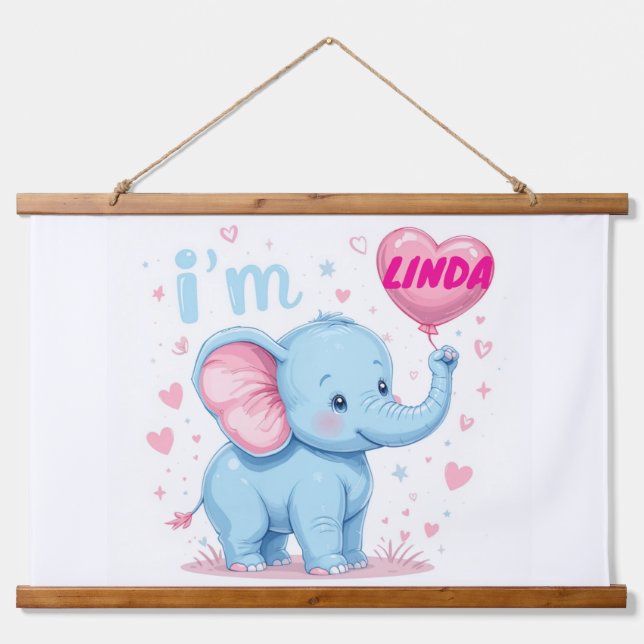 Is a boy newborn hanging tapestry (Front)