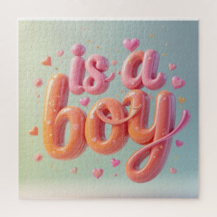 Is a boy newborn jigsaw puzzle