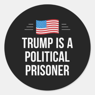 Is A Political Prisoner -  Classic Round Sticker