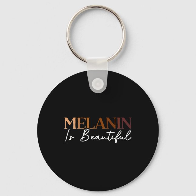 Is Beautiful Black History Month Black Pride  Key Ring (Front)