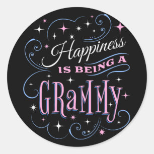 Is Being A Grammy Cute Grandma Mothers Day Women's Classic Round Sticker