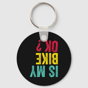 Is bike funny motocross dirtbike bike rider road key ring