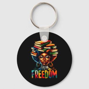 Is Black Teacher History Education Freedom Key Ring