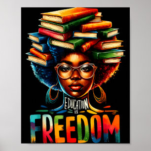 Is Black Teacher History Education Freedom Poster