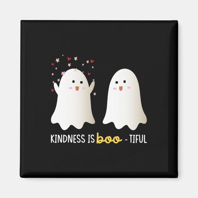 Is Boo-tiful Teacher Cute Ghost Bootiful Halloween Magnet (Front)