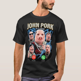 Is Calling Meme Brainrot Design T-Shirt