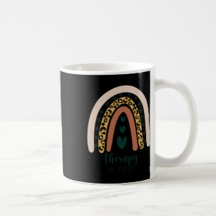 Is Cool Mental Health Awareness Rainbow Leopard Cu Coffee Mug