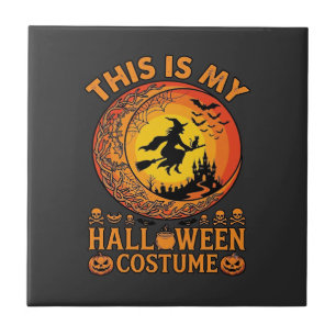 Is Halloween Costume Witch Castle Cauldron Ceramic Tile