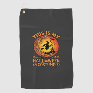 Is Halloween Costume Witch Castle Cauldron Golf Towel