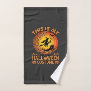 Is Halloween Costume Witch Castle Cauldron Hand Towel
