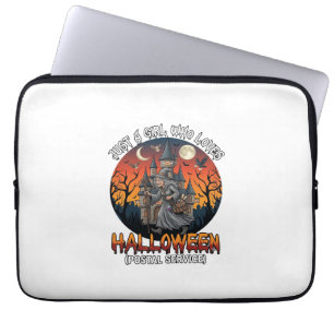 Is Halloween Witch Everybody Make Scene Postal Wor Laptop Sleeve
