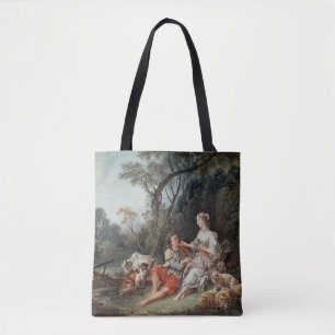 Is He Thinking About Grapes? by Francois Boucher Tote Bag
