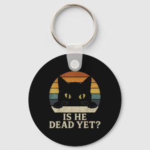 Is He Vintage Dead Yet Funny Saying Dark Humour Gi Key Ring