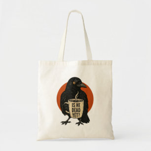Is He Vintage Government Agencyd Dark Crow Raven Tote Bag