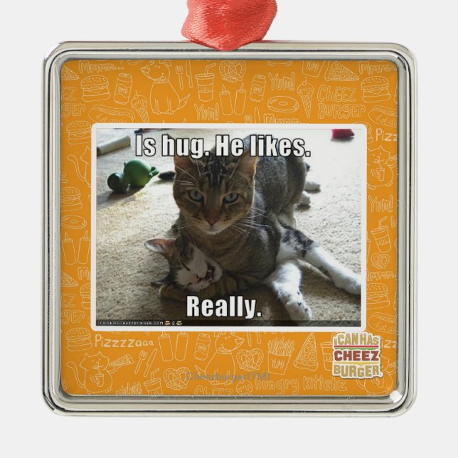 Is hug. He likes. Metal Tree Decoration (Front)