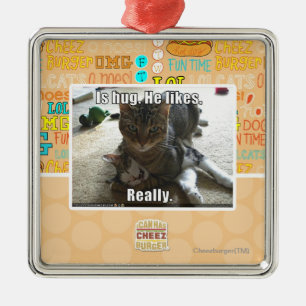 Is hug. He likes. Metal Tree Decoration