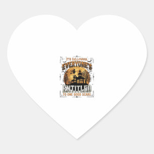 Is Human Costume French Bulldog Pumpkin Halloween_ Heart Sticker