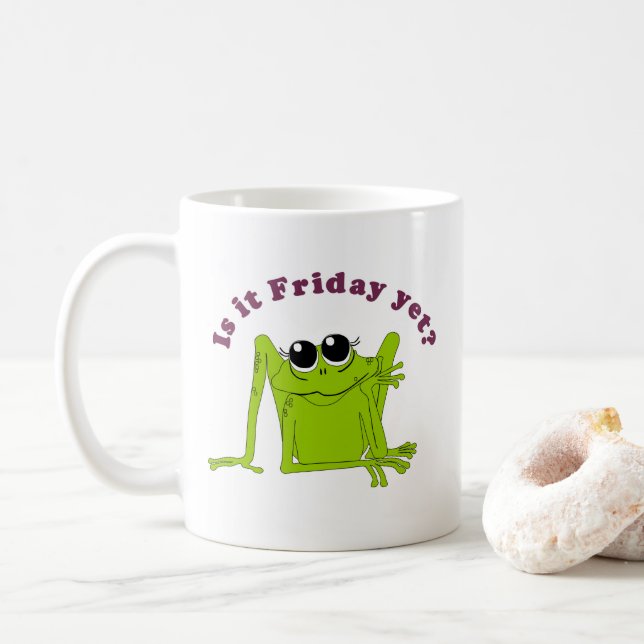 Is it Friday Yet? Coffee Mug (With Donut)