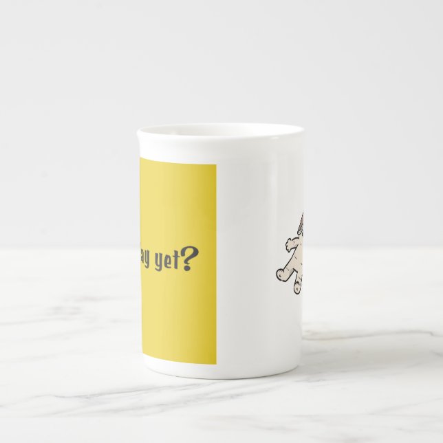 Is It Friday Yet? Funny Lazy Cat Mug – Cute Workda (Front)