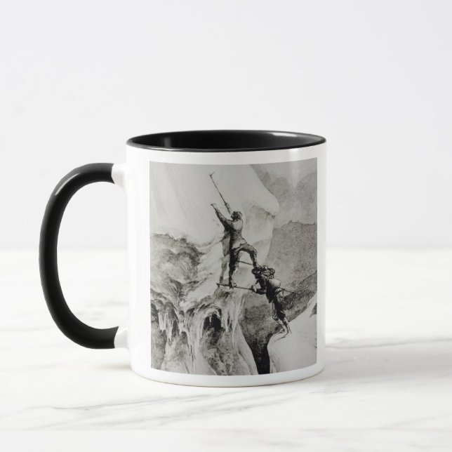Is it Possible?, from 'Scrambles Amongst the Alps' Mug (Left)