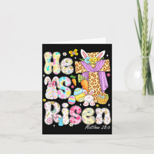 Is Kids He Risen Jesus Christian Happy Card
