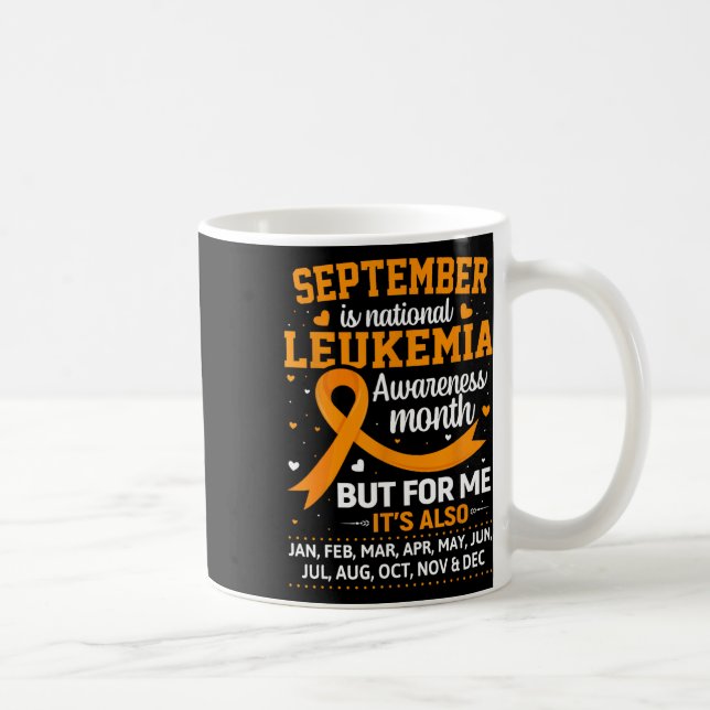 Is Leukaemia Awareness Month  Coffee Mug (Right)