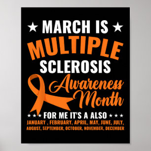 Is Multiple Sclerosis Awareness Month Ms Warrior  Poster