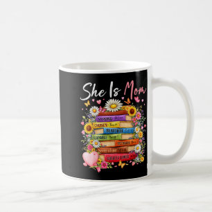 Is mum bible verses floral books christian coffee mug