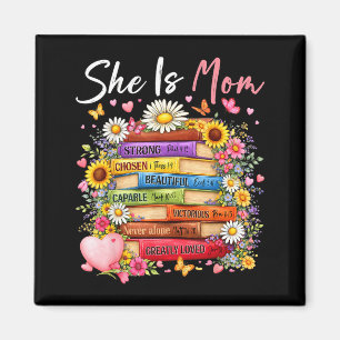 Is mum bible verses floral books christian magnet