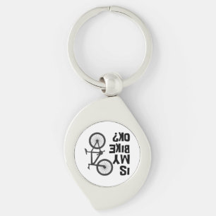 Is My Bike OK Funny Mountain Bike Key Ring