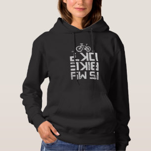 Is My Bike OK Mountain Biking Cycling Vintage Bicy Hoodie
