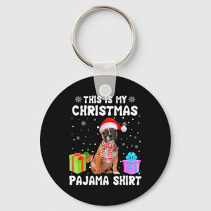Is My Christmas French Bulldog Dog Pajama Puppy Lo Key Ring
