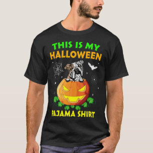 Is My Halloween Costume Pajama English Bulldog Lov T-Shirt