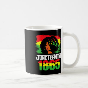 Is My Independence 1865 Day Black Women Pride Coffee Mug