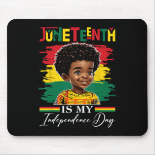 Is My Independence Day 1865 Afro American Boys Mouse Pad