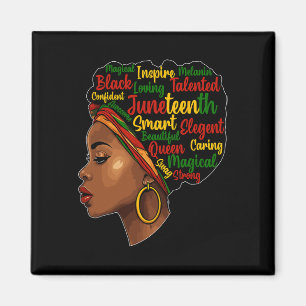 Is My Independence Day Afro Melanin Black Queen Magnet