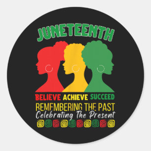 Is My Independence Day Believe Achieve Succeed 1 Classic Round Sticker
