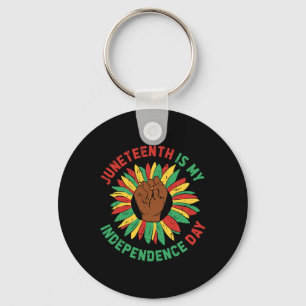 Is My Independence Day Black History Afro-centric  Key Ring