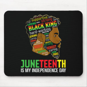 Is My Independence Day Black King Father's Day 1 Mouse Pad