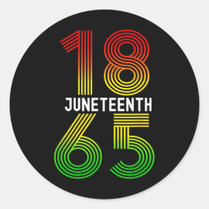 Is My Independence Day Black Pride  Classic Round Sticker