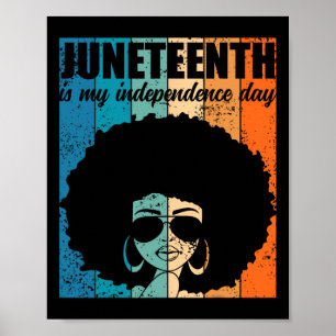 Is My Independence Day Black Women 4th Of July Poster