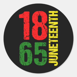 Is My Independence Day Black Women Black Pride 13 Classic Round Sticker
