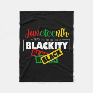 Is My Independence Day Black Women Black Pride 17 Fleece Blanket