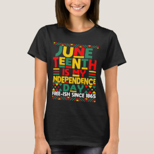 Is My Independence Day Freedom African Men Women  T-Shirt