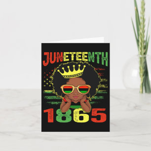 Is My Independence Day Juneteenth 1865 Women Kid Card