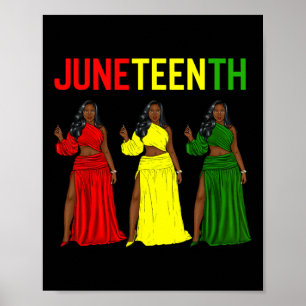 Is My Independence Day Melanin Afro Black Women Poster