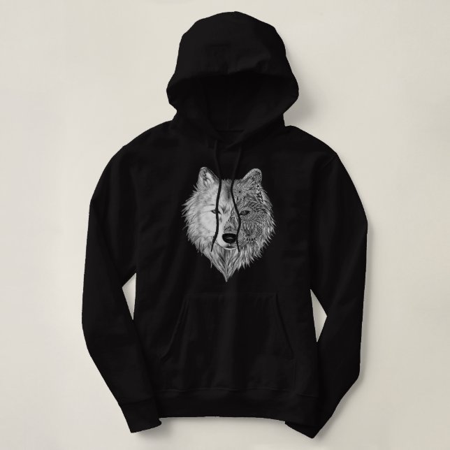 is my wolf T-Shirt Hoodie (Design Front)