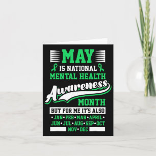 Is National Mental Health Awareness Month Positive Card