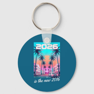 Is New 2016 Retro Synthwave Car Aesthetic Key Ring